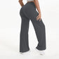 NCLAGEN SoftMotion Straight Leg Bottoms Women's Mid-Waist Yoga Pants GYM Leggings Naked Feel Pilates Running Sports Trousers