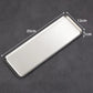 Rectangular 304 Stainless Steel Plate Barbecue Plate Hot Pot Buffet Tray Square Snack Dessert Trays Kitchen Cook Accessories