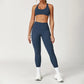 2 Pieces Sportswear Women Yoga Set Gym Clothes Sportswear Yoga Suits Fitness Set Tracksuits Sports Bra Gym High Waist Leggings