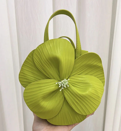 Fashion Flower Petals Evening Bag Purse Clutch Bag Crossbody Prom Women Luxury Wedding Party Crossbody Day Bag
