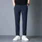 Men's casual pants straight leg slim fit elastic waist jogging pants Korean classic blue black gray men's pants plus size 4XL5XL