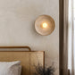 Nordic Creative Retro Round Wall Lamp Wabi-sabi Resin Sconces for Living Room Bedroom Bedside Hotel Corridor Decor Lighting