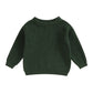 Suefunskry Newborn Baby Girl Boy Knitted Long Sleeve Autumn Winter Sweater Solid Loose Pullover Casual Tops Kids Clothes 0-5Y