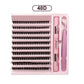 LASHVNNA Lash Clusters Kit With Waterproof Strong Hold DIY Lash Extension Kit Lash Bond And Seal And Eyelash Tweezers Makeup