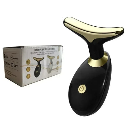 3 in 1 Face Massager Neck Facial Eye Massage Introducer Microcurrent Skin Rejuvenation Anti Aging Beauty Device Wholesale