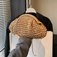 Summer New Straw Weaving Crossbody Bag Fashionable and Casual Shell Bag Women's Shoulder Bag with Excellent Texture