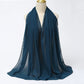 Muslim Chiffon Hijabs For Woman Long Solid Color Head Wrap For Women Shawls Scarves Ladies Muslim Veil Hijab