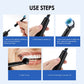 Smart Rotating Timing Electric Toothbrush, Rechargeable Rotary Toothbrush with 4 Heads, 5 Modes Setting Teeth Whitening Oral Car