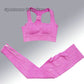 Yoga Suit High Waist Leggings Running Training Tights Sports Outfits Long Sleeve Crop Top Bra Seamless Fitenss Set Fitness Wear