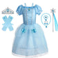 Girls Princess Dress Kids Birthday Cosplay Cinderella Snow White Aurora Rapunzel Halloween Costume Children Party Dresses