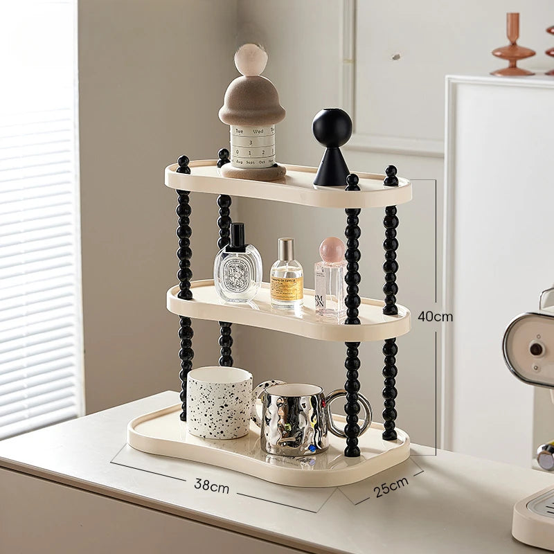 INS Style Multi-layer Storage Rack Bathroom Countertop Cosmetics Display Desktop Mug Storage Rack Aromatherapy Perfume Holder