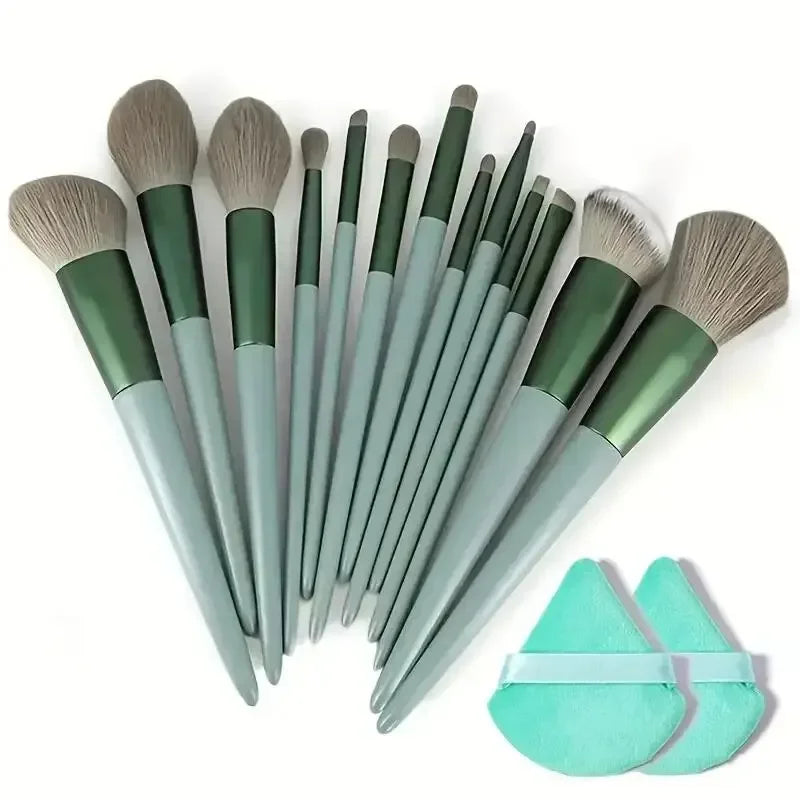Professional Makeup Brush Set - Soft Fluffy Kabuki & Blending Brushes for Foundation, Powder, Eyeshadow | Beauty Tools Kit