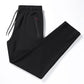 Men's casual pants straight leg slim fit elastic waist jogging pants Korean classic blue black gray men's pants plus size 4XL5XL