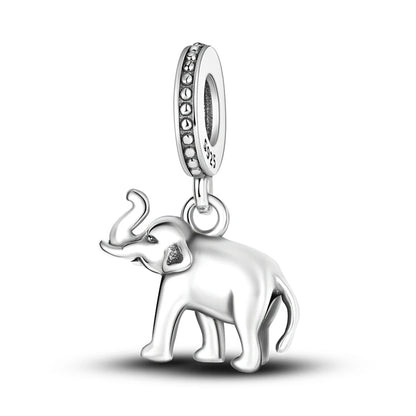925 Sterling Silver Charms Beads Pendant Tree of Life Dog Elephant Love Heart Charm Fit Original Bracelet DIY Women Jewelry Gift