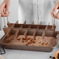 1pc Brownie Cake Pan With Dividers Stainless Steel Loaf Pan Non-Stick Square Lattice Muffin Baking Pan Blondie Bakeware