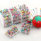 New 100pcs Fashion Sewing Needles Colored Glass Ceramics Head Bead Pin Stitch Knitting Needles Sewing Fixed Diy Safety Pin