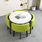Nordic Round Dining Tables Set for Dining Room Furniture Kitchen Dining Table Set with 4 Chairs Home  Light Luxury Center Tables