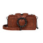 Fashionable Chain Strap Small Square Bag Women's Bag Retro Style Crossbody Bag Versatile Casual Pure Color Lock Buckle Closure
