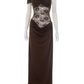 Mozision One Shoulder Lace See Through Sexy Maxi Dress Women Gown Fashion Off-shoulder Sleeveless Backless Club Long Dresses