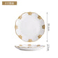 European Ceramic Phnom Penh Western-style Steak Plate Dining Room Characteristic Quadrilateral Tableware Household Dessert Plate