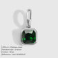 EMANCO Stainless Steel Classic Octagon Birthstone Charms 14K Gold Plated Pendant For DIY Jewelry Making Necklace