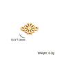 EUEAVAN 5pcs Stainless Steel Charms for Jewelry Making Leaves Lotus Flower Star Pendant Mini Charm Necklace Bracelet DIY Gifts