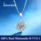 Promotion of Multiple 1.0 Carat Moissanite Windmill Pendants, Luxury Wedding 925 Sterling Silver Jewelry, Bride Diamond Necklace
