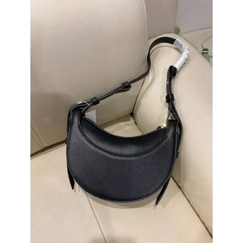 2025 Fashion Women's Bag High quality niche design Saddle bag Single shoulder crossbody bag Underarm bag