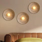 Nordic Creative Retro Round Wall Lamp Wabi-sabi Resin Sconces for Living Room Bedroom Bedside Hotel Corridor Decor Lighting