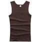 Hot Sale Men's Sleeveless Breathable Fitness Vest Basic Elastic Tank Top Men's Cotton Bodybuilding T-shirt Classic Color Clothes