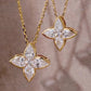MUXIFC Full Moissanite Pendant Necklaces Fashion Flower Pear/Round Cut Diamond Neck Chain S925 Silver Wedding GRA Jewelry Gifts
