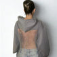 Casual Knitted Women's Sweater Hooded Solid Loose Big Pocket Thicken Lady Sweaters 2026 Spring Fashion Female Street Outwear