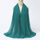 Muslim Chiffon Hijabs For Woman Long Solid Color Head Wrap For Women Shawls Scarves Ladies Muslim Veil Hijab