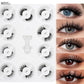 Magnetic Lashes Kit With Curler 10 pairs Reusable Fluffy Natural Magnetic Mink False Eyelashes Waterproof No Glue Needed Makeup