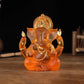 Handmade Resin Lord Ganesha Statue Elephant God Ganpati Figurine for Home Altar Hindu Decor Prosperity Gift