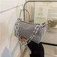 New Outdoors Allover Rhinestone Bucket Bag, Glitter Chain Prom Purse, Women's Mini Crossbody Bag (6.3*3.54) Inch