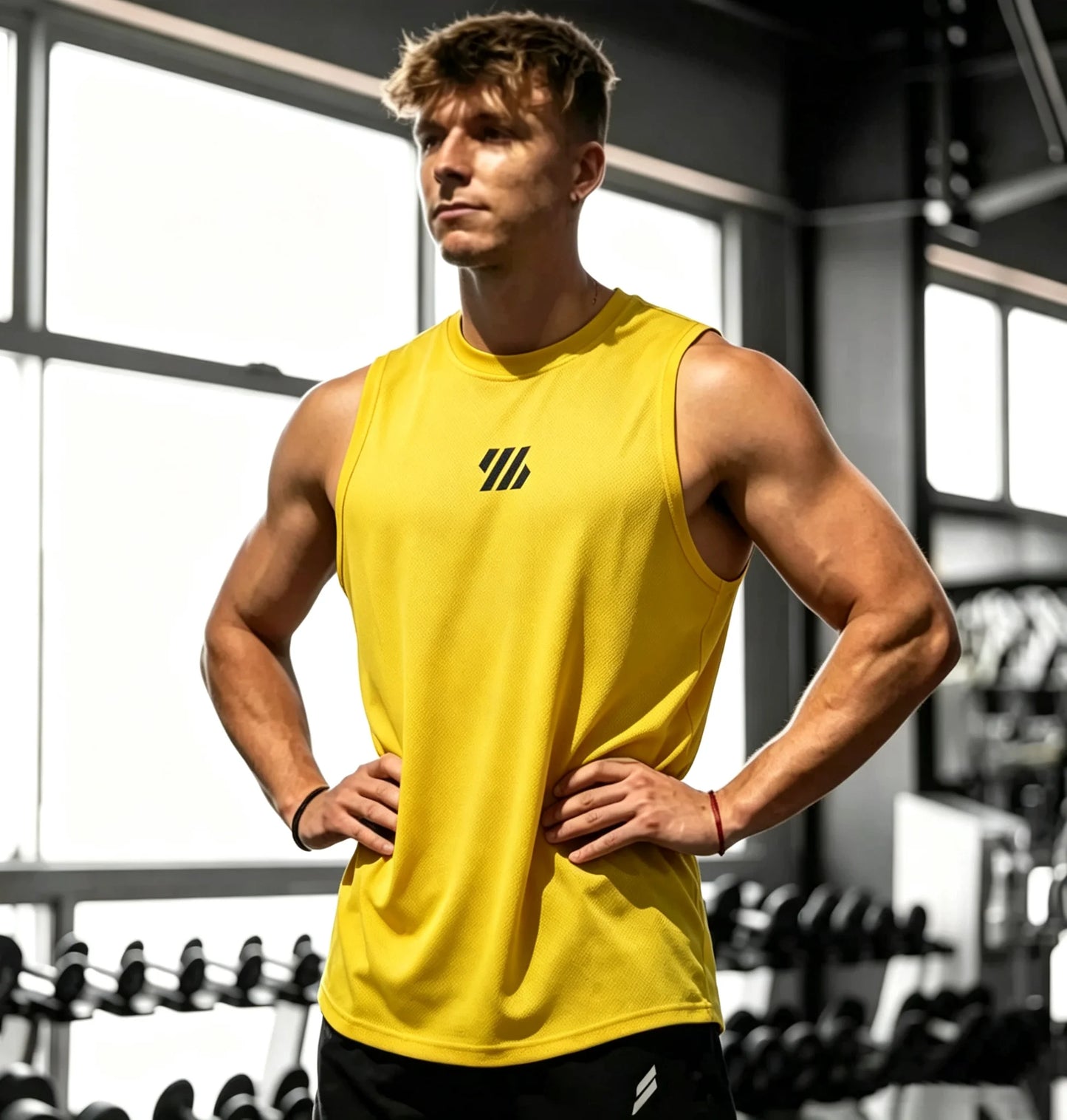 Sleeveless T-shirt Men Quick-drying Fitness Bodybuilding Shirt Male Fashion Basketball Vest Mesh Breathable Summer Gym Tank Men
