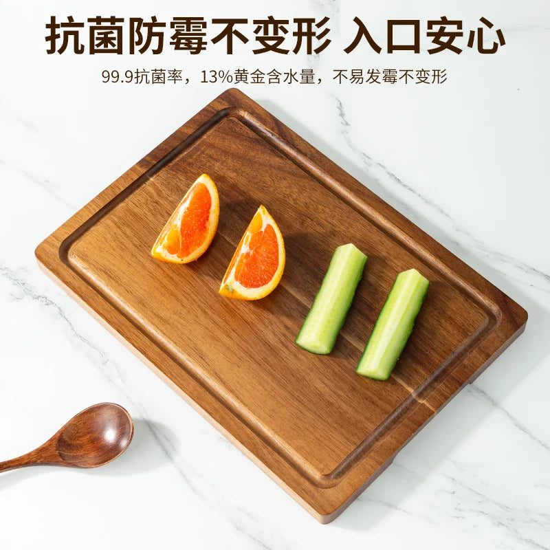 Wooden Cutting Boards Chopping Blocks Beech Walnut Cheese Cutting Board Butcher Block Meat Cutting Board For Kitchen Tools
