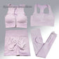 Yoga Suit High Waist Leggings Running Training Tights Sports Outfits Long Sleeve Crop Top Bra Seamless Fitenss Set Fitness Wear