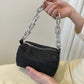 New Outdoors Allover Rhinestone Bucket Bag, Glitter Chain Prom Purse, Women's Mini Crossbody Bag (6.3*3.54) Inch