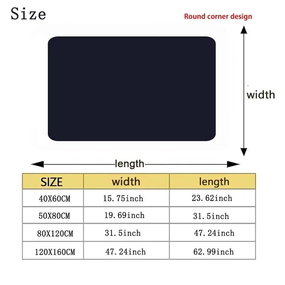 Islam Muslim Prayer Mat Living Room Decor Anti-slip Carpets Bedroom Bedside Soft Rug Entrance Doormat Machine Washable Carpet