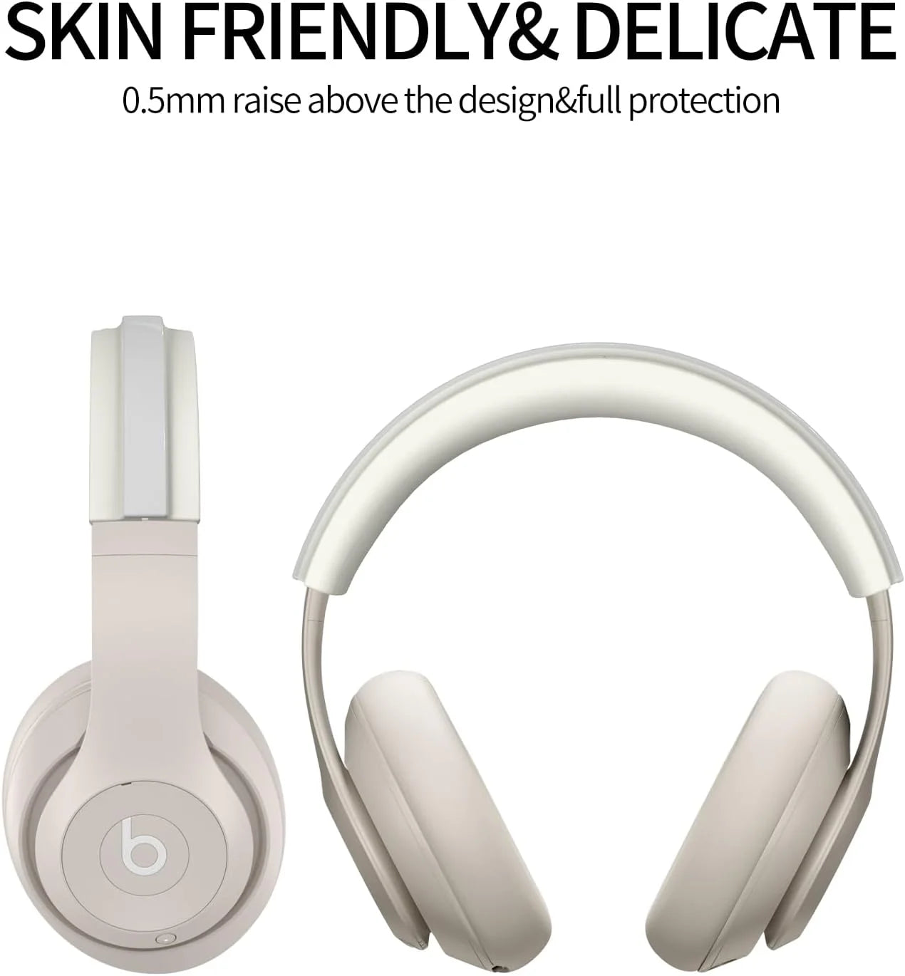Silicone Headband Cushion for Beats Studio Pro Anti-Scratch Washable Headband Cover ONLY Compatible with Beats Studio Pro
