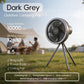 10000mAh 4000mAh Camping Fan Rechargeable Desktop Portable Circulator Wireless Ceiling Electric Fan with Power Bank LED Lighting