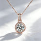 0.5ct-1.0ct VVS1 D Color Moissanite Necklace 925 Soild Sterling Sliver Chain with Certificate Fine Jewelry for Woman Jewelry