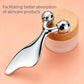 3D Facial Roller & Gua Sha Tool Stainless Steel Massage Roller For Face Eyes Chin Lift Tightening Skin Sculpting Beauty Tools