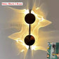 Creative Art Corrugated LED USB Rc and Wiring Wall Lamps Bedroom Bedside Shadow  Sconces Aisle Porch Corridor Atmosphere  Light