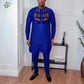 H&D African Clothing For Man Traditional Agbada Sets 2PCS For Boy Thobe Pant Embroidery Wedding Party Father Son Suits Plus Size