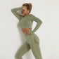 Solid Color seamless gym Yoga Set Legging +sport bra+short+long sleeves Tracksuit  Women Gym Suit Comprehensive Training Jogging