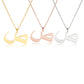 EUEAVAN Arabic Letter Pendant Necklace for Women Men Stainless Steel Arab Initial Alphabet Necklaces Lucky Amulet Muslim Jewelry