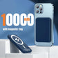 50000mah Wireless Magnetic Power Bank Pd 22.5w Portable Fast Charging External Spare Battery Pack For iphone Samsung Xiaomi